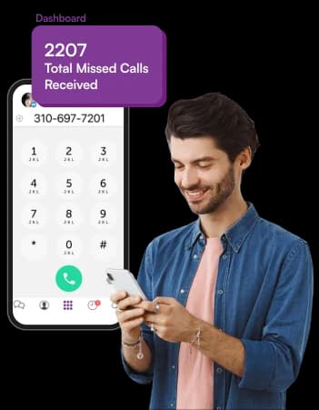 Missed call alert service sending an automatic SMS reply seconds after the ring disconnects