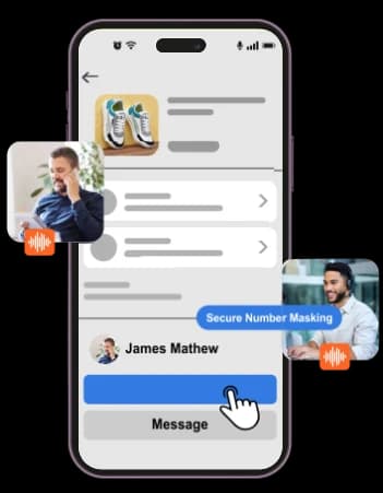Web click to call pop-up capturing a number and offering an immediate callback