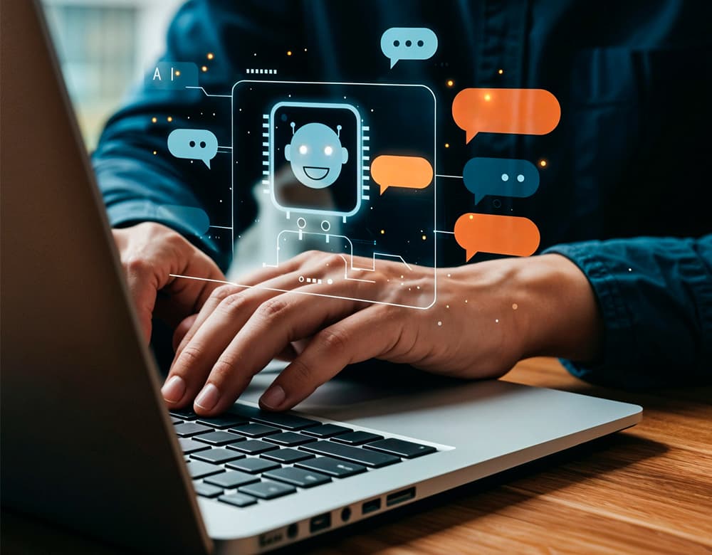Automated business workflows triggered from a WhatsApp chatbot sending notifications and confirmations