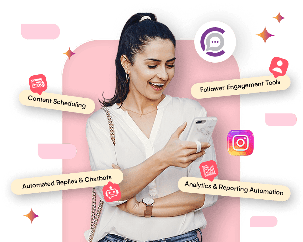 Multi-account control in the Instagram automation tool Instagram automation tool India managing several connected Instagram business accounts with separate permissions
