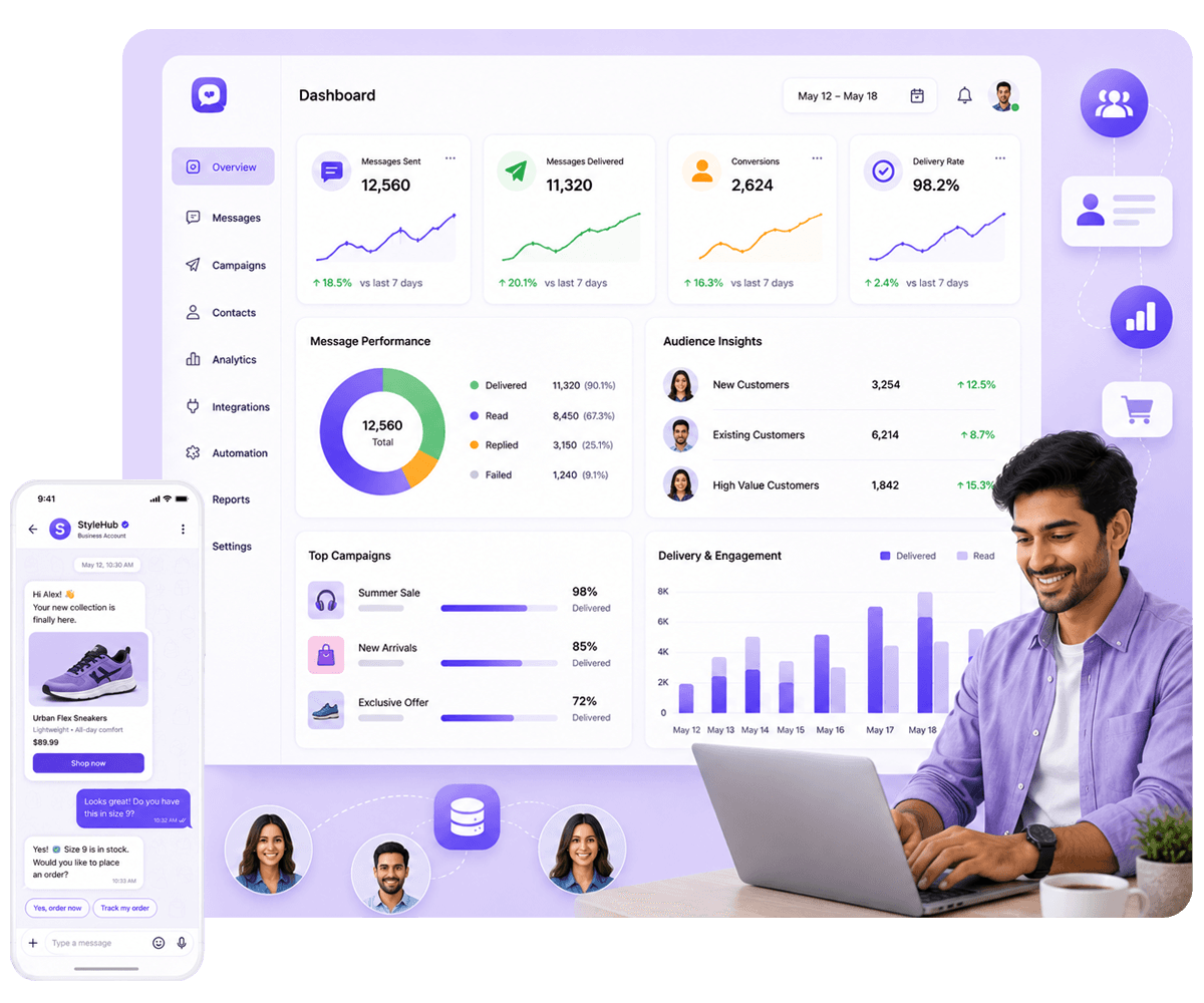 Automation and routing by intent RCS chat automation routing an inbound conversation by intent before an agent joins