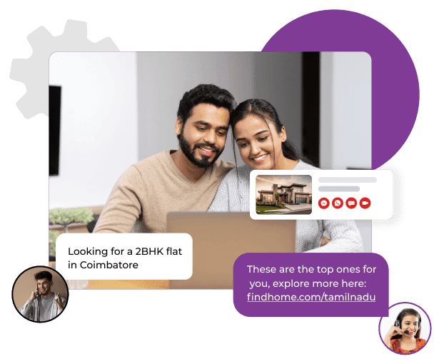 Instant enquiry reply through the WhatsApp API for real estate WhatsApp API for real estate replying to a property enquiry within seconds of it arriving